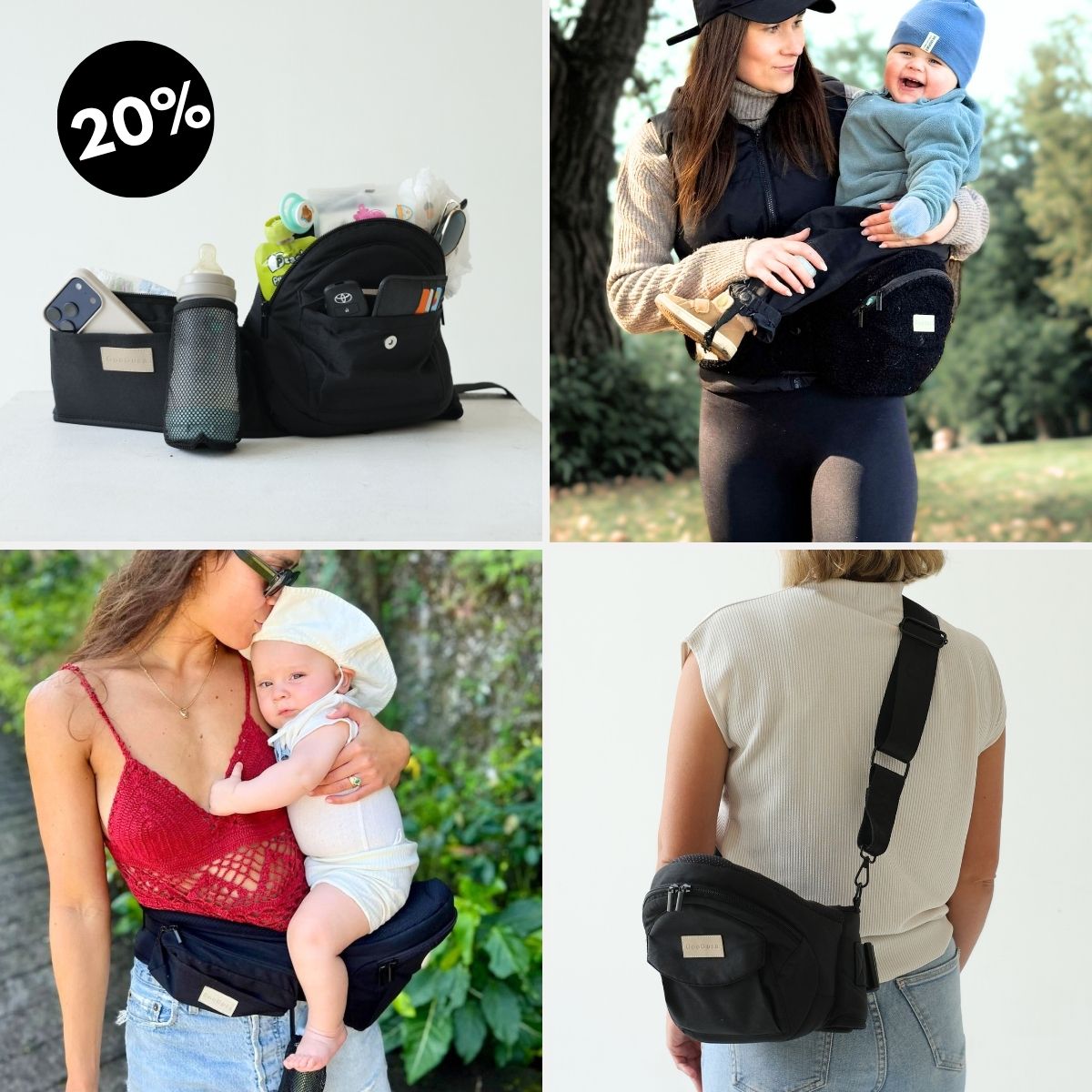GooGosa Höftbärare med Axelrem Bundle– Komplett Set